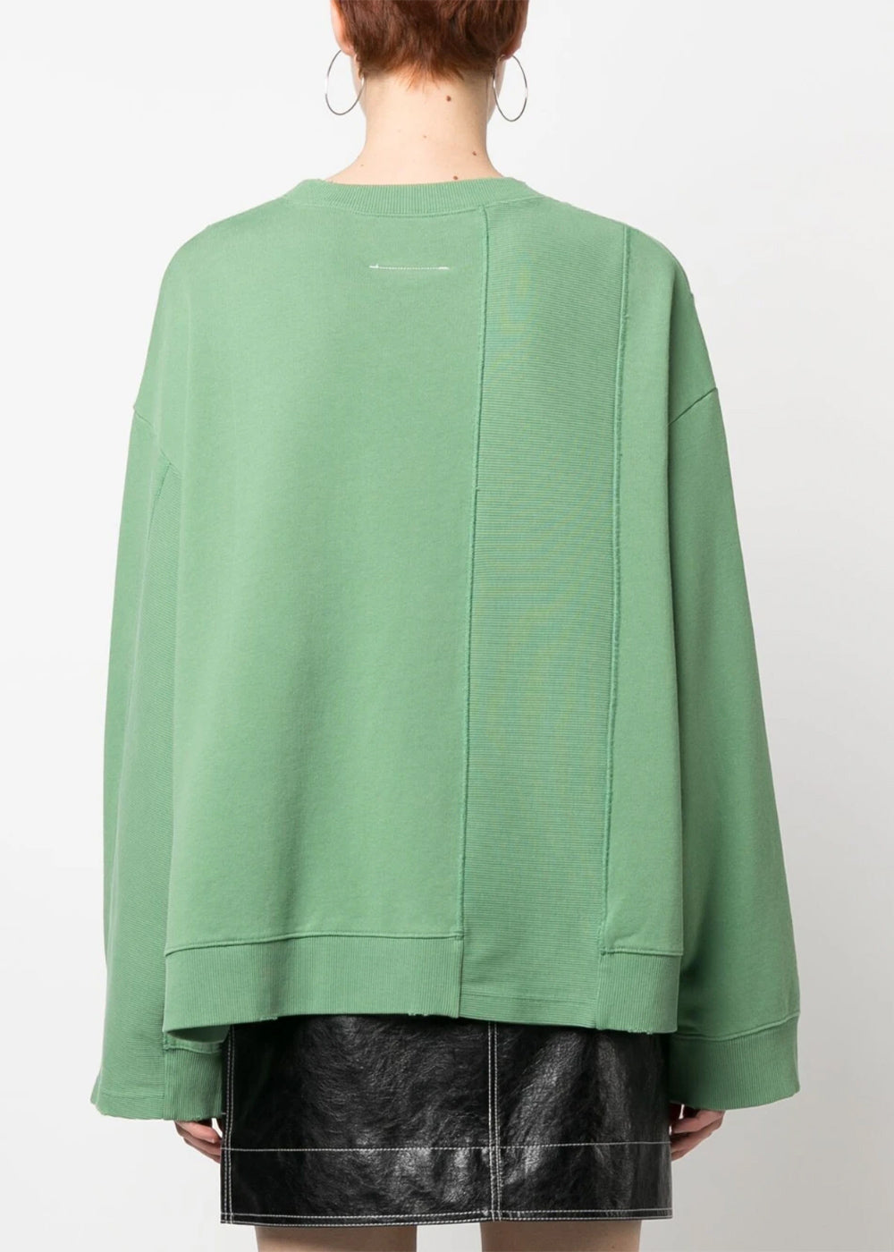Оригінальна Green Panelled Design Sweatshirt Maison margiela – детальний вид
