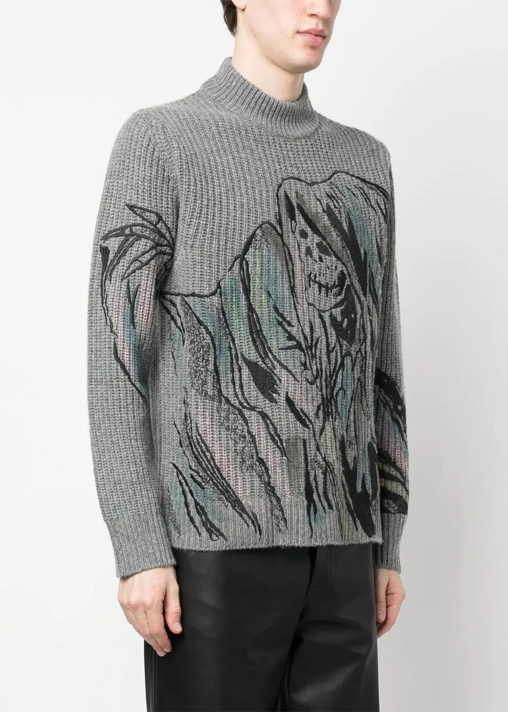Grey Wes Lang Secret Crewneck Amiri – Гарантія оригінальності – детальний вид