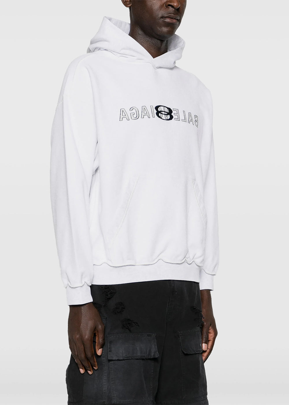 Grey Inside Out Hoodie Balenciaga оригінал – Купити в Україні – детальний вид