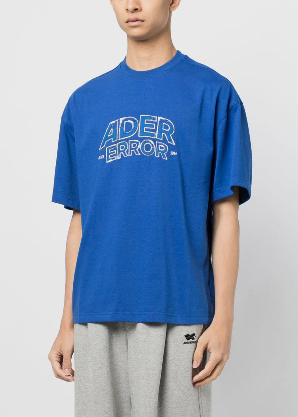 Blue Logo-Patch T-Shirt Ader error – Гарантія оригінальності – вид ззаду