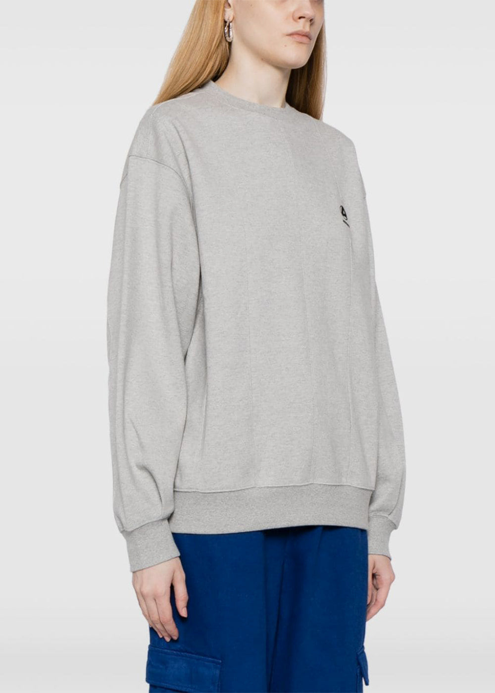 Grey Disto Logo-Embroidered Panelled Sweatshirt Ader error оригінал – Купити в Україні – детальний вид