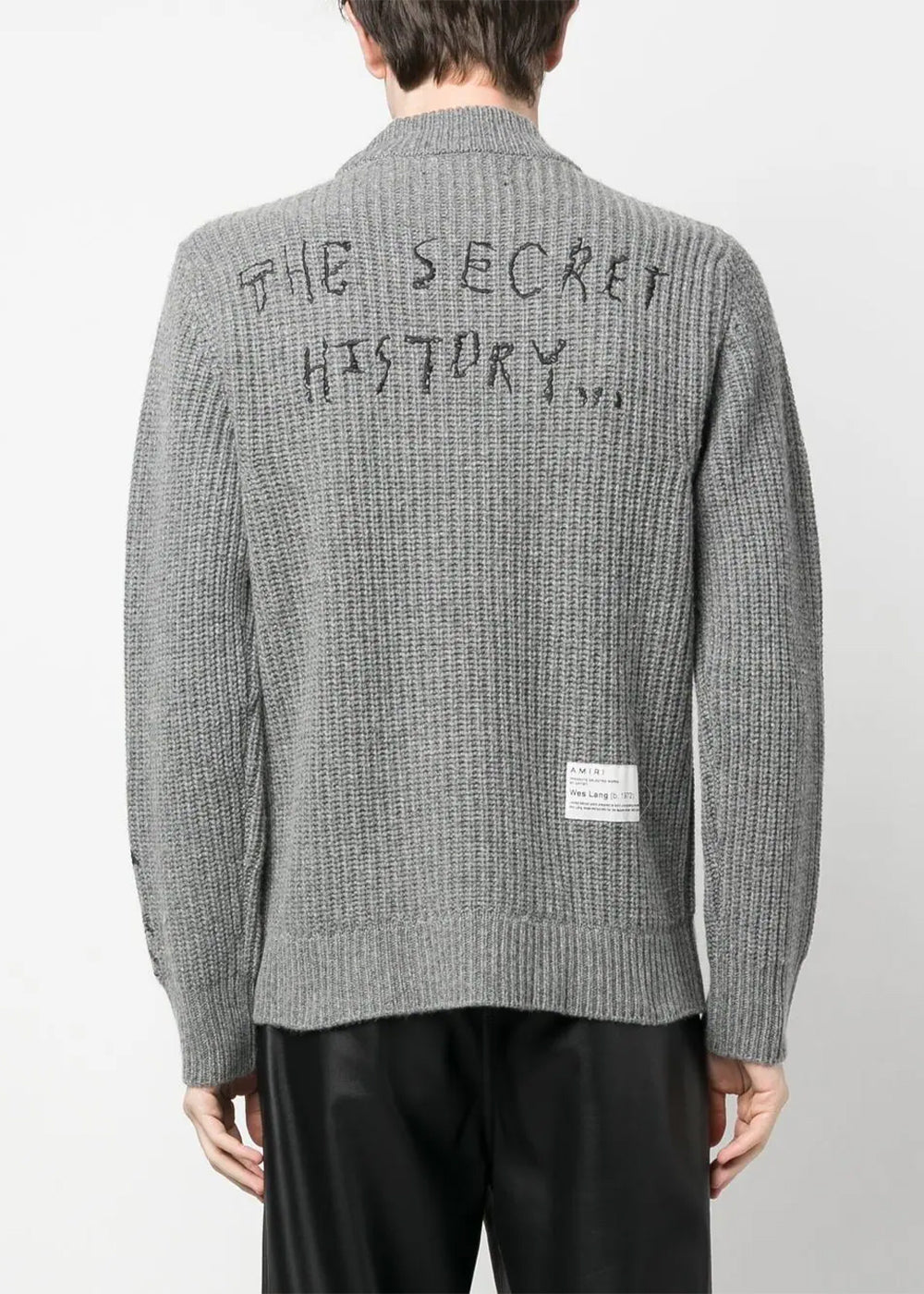 Grey Wes Lang Secret Crewneck Amiri – Гарантія оригінальності – збільшений вид