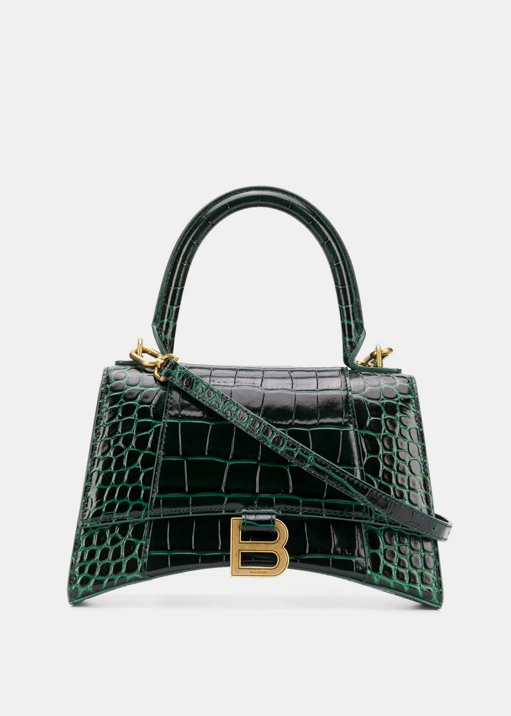Оригінальна Green Hourglass Small Top Handle Bag Balenciaga – боковий вид