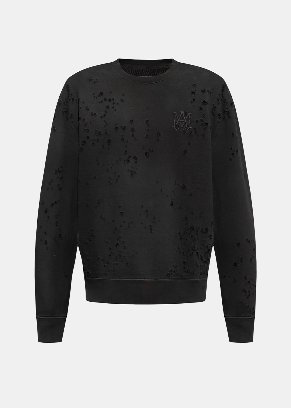 Black Ma Shotgun Embroidered Sweatshirt Amiri оригінал – Купити в Україні – боковий вид