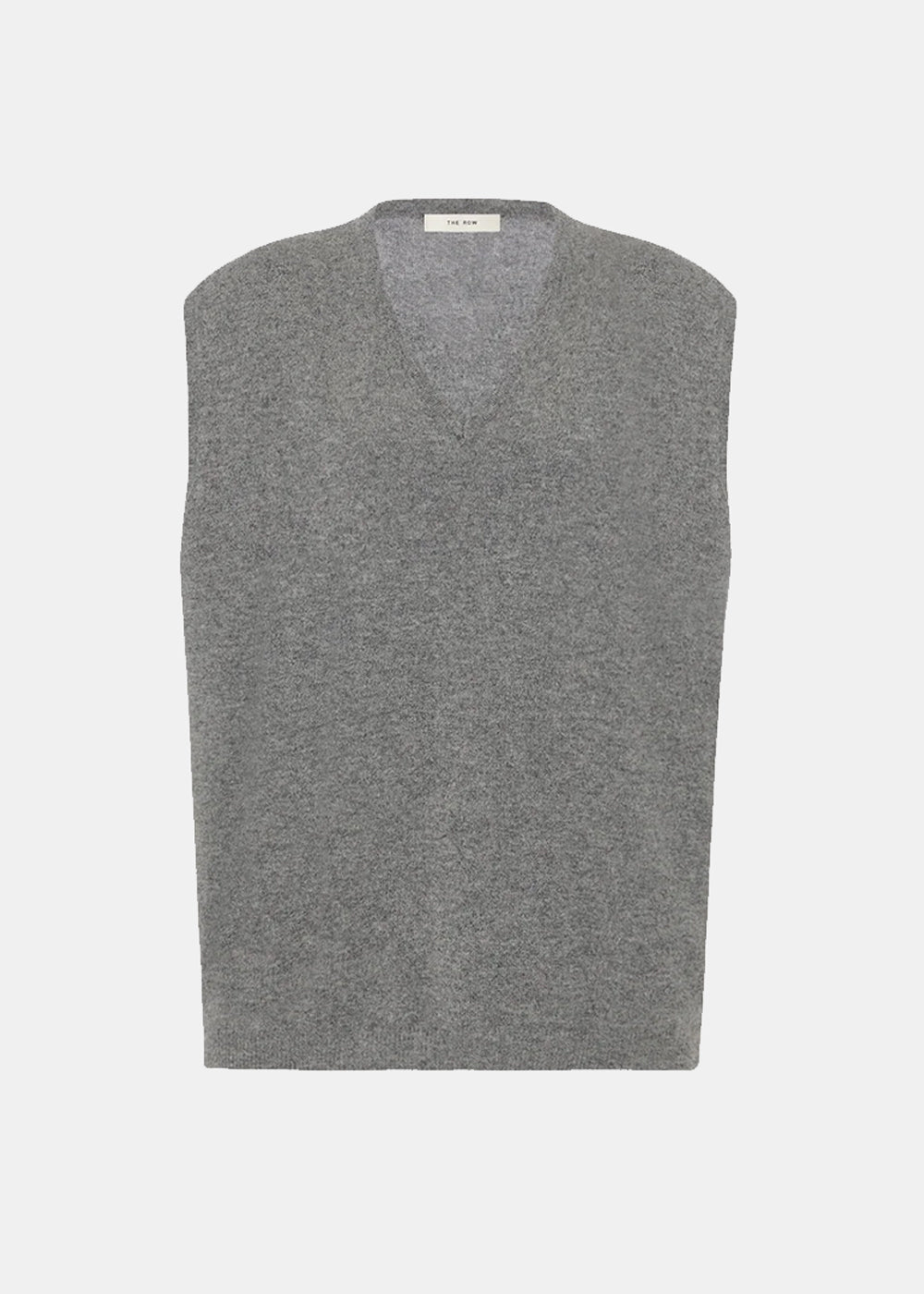 Medium Grey Melange Kossy Top The row оригінал – Купити в Україні – боковий вид