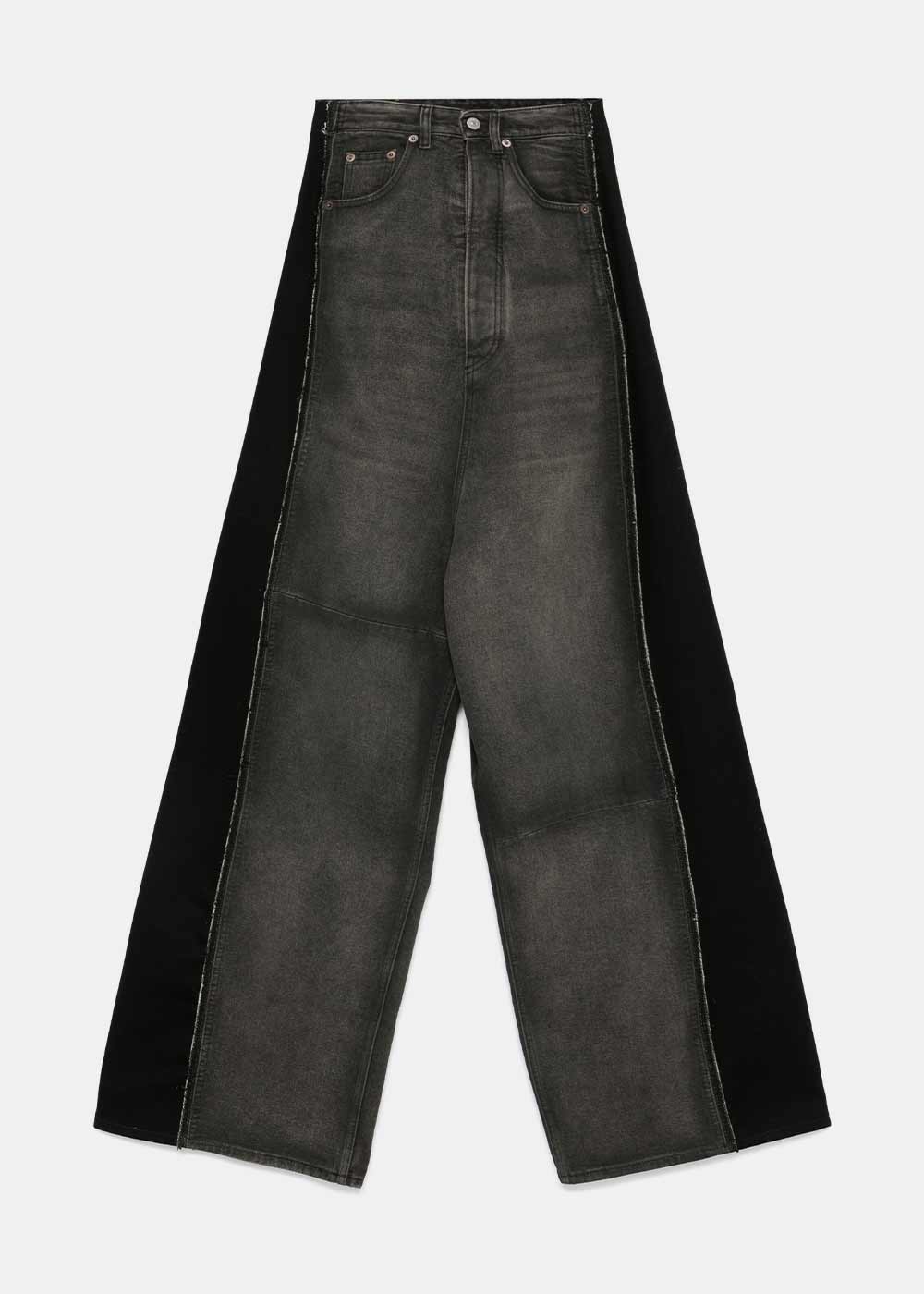 Оригінальна Wolf Grey Wide-Leg Denim Maison margiela – боковий вид