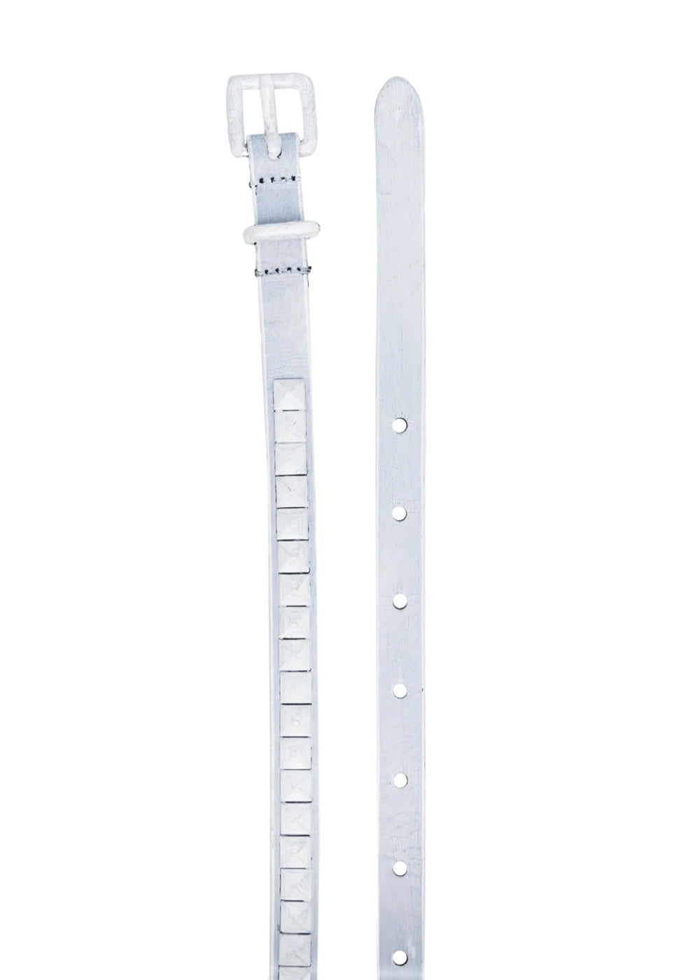 White Mini Studded Belt Maison margiela оригінал – Купити в Україні – вид ззаду