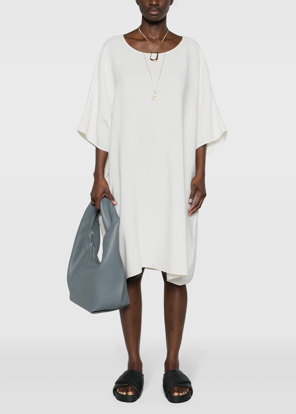 Ivory Abasi Dress The row оригінал – Купити в Україні – вид ззаду