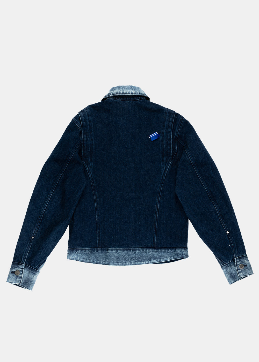 Оригінальна Blue Regular Fit Trucker Denim Jacket Ader error – вид ззаду