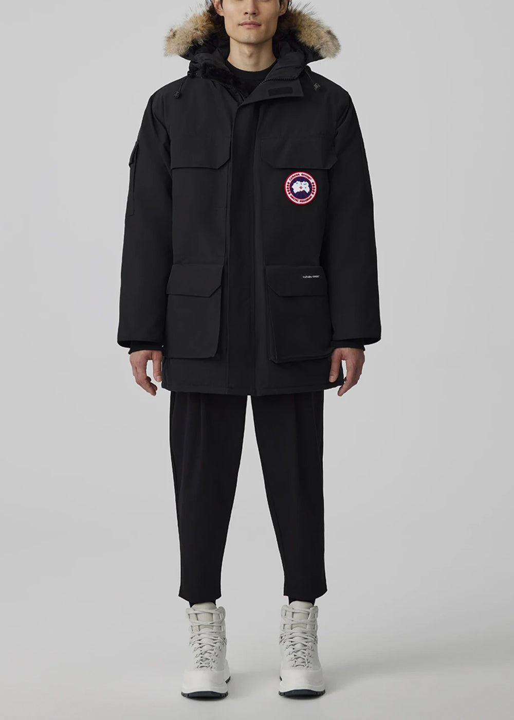 Black Expedition Parka Canada goose оригінал – Купити в Україні – вид ззаду
