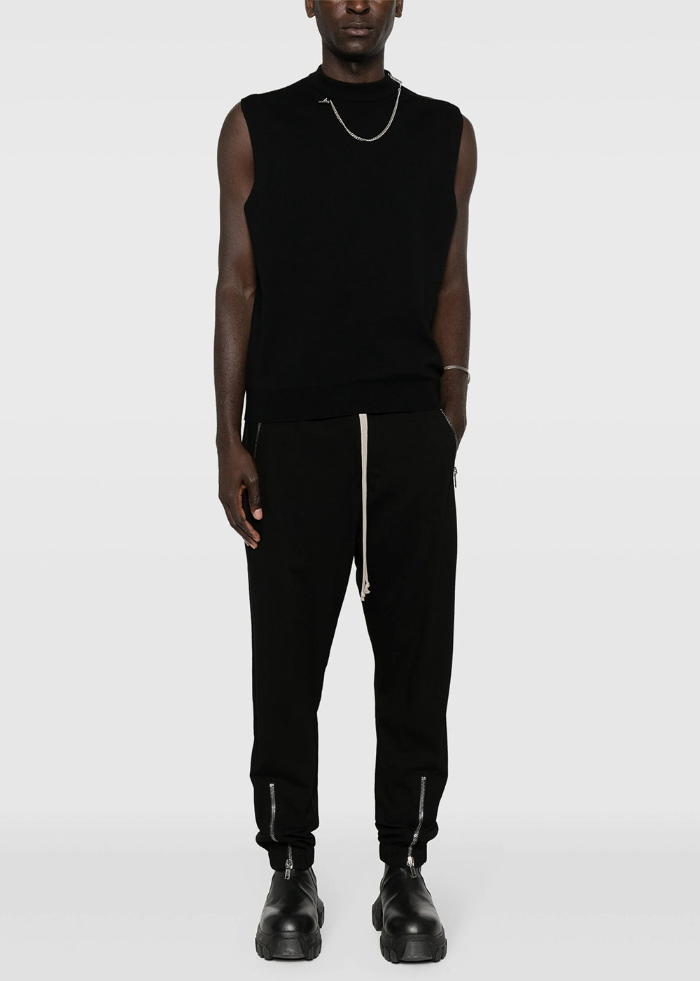 Оригінальна Black Track Pants Rick owens – вид ззаду
