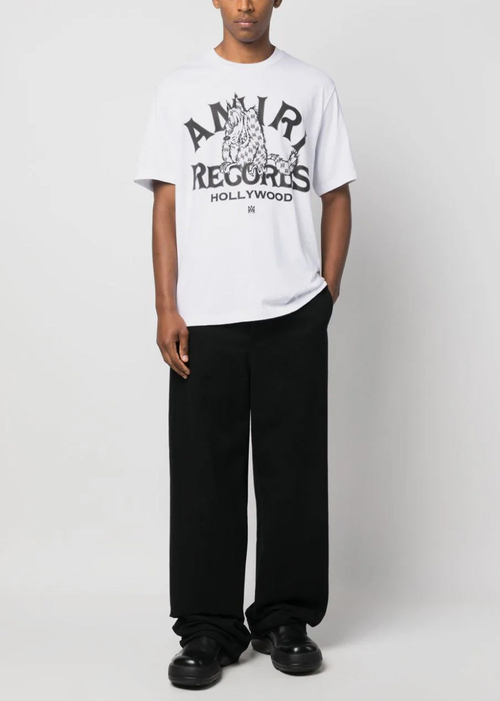 White Amiri Records Wolf T-Shirt Amiri оригінал – Купити в Україні – детальний вид