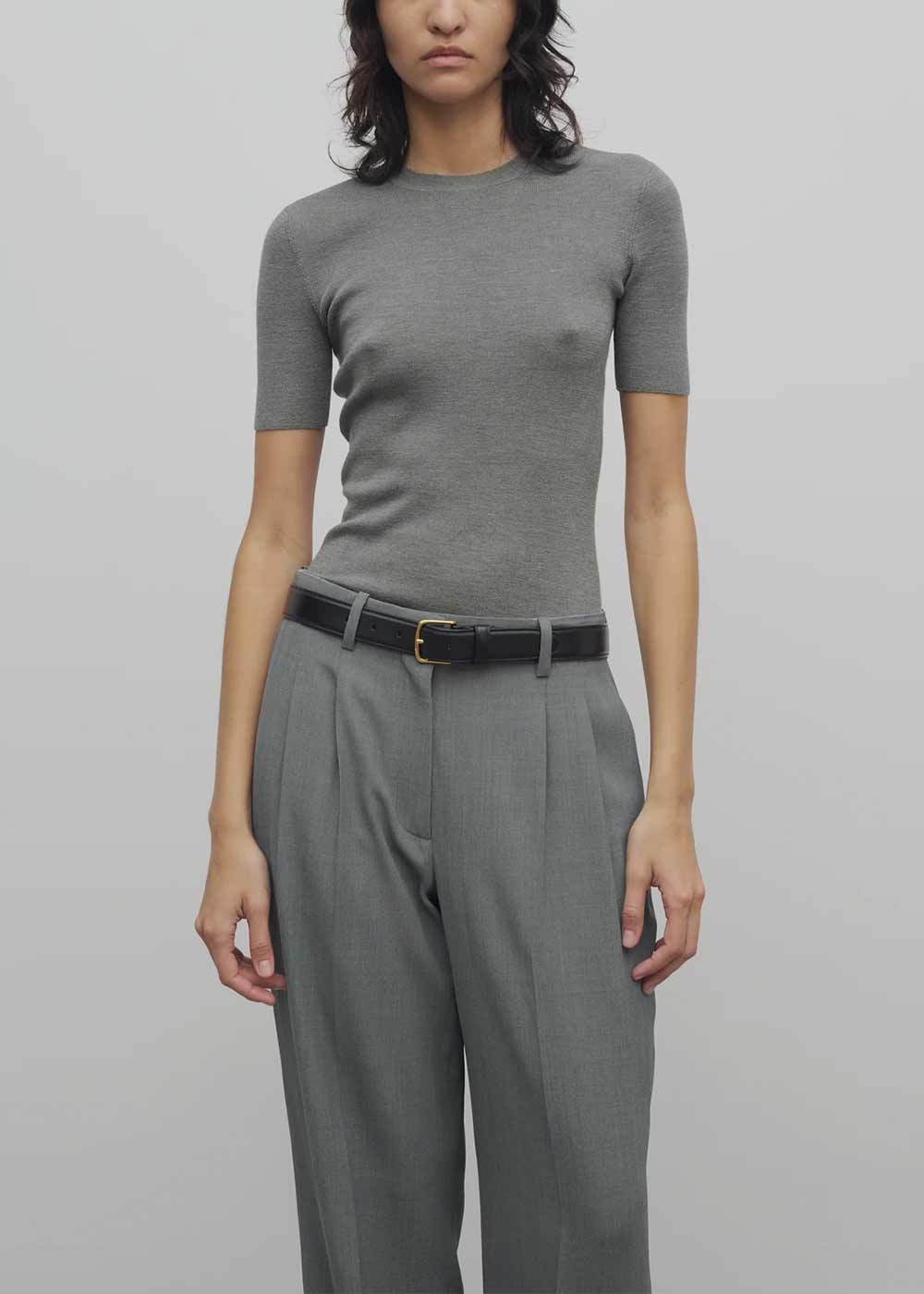 Grey Melange Jannat Top The row оригінал – Купити в Україні – вид ззаду