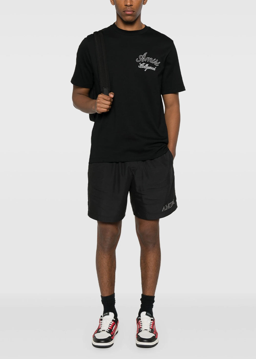 Black Amiri Hollywood T-Shirt Amiri – Гарантія оригінальності – вид ззаду