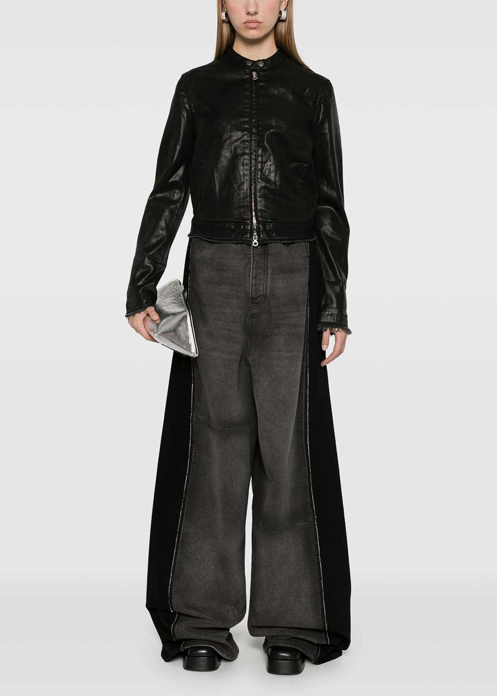Оригінальна Wolf Grey Wide-Leg Denim Maison margiela – вид ззаду