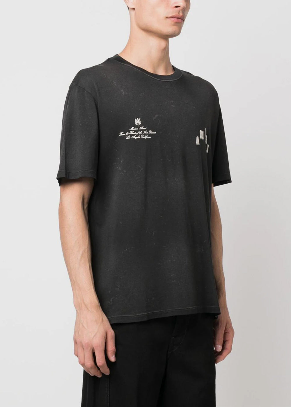 Black Vintage Collegiate T-Shirt Amiri оригінал – Купити в Україні – детальний вид