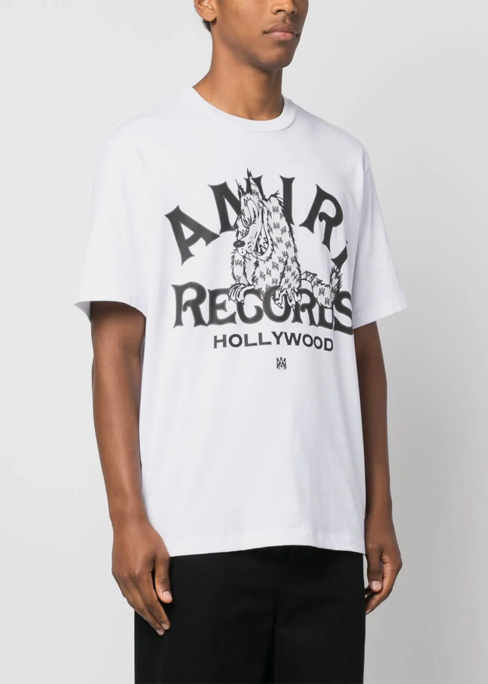 White Amiri Records Wolf T-Shirt Amiri оригінал – Купити в Україні – збільшений вид