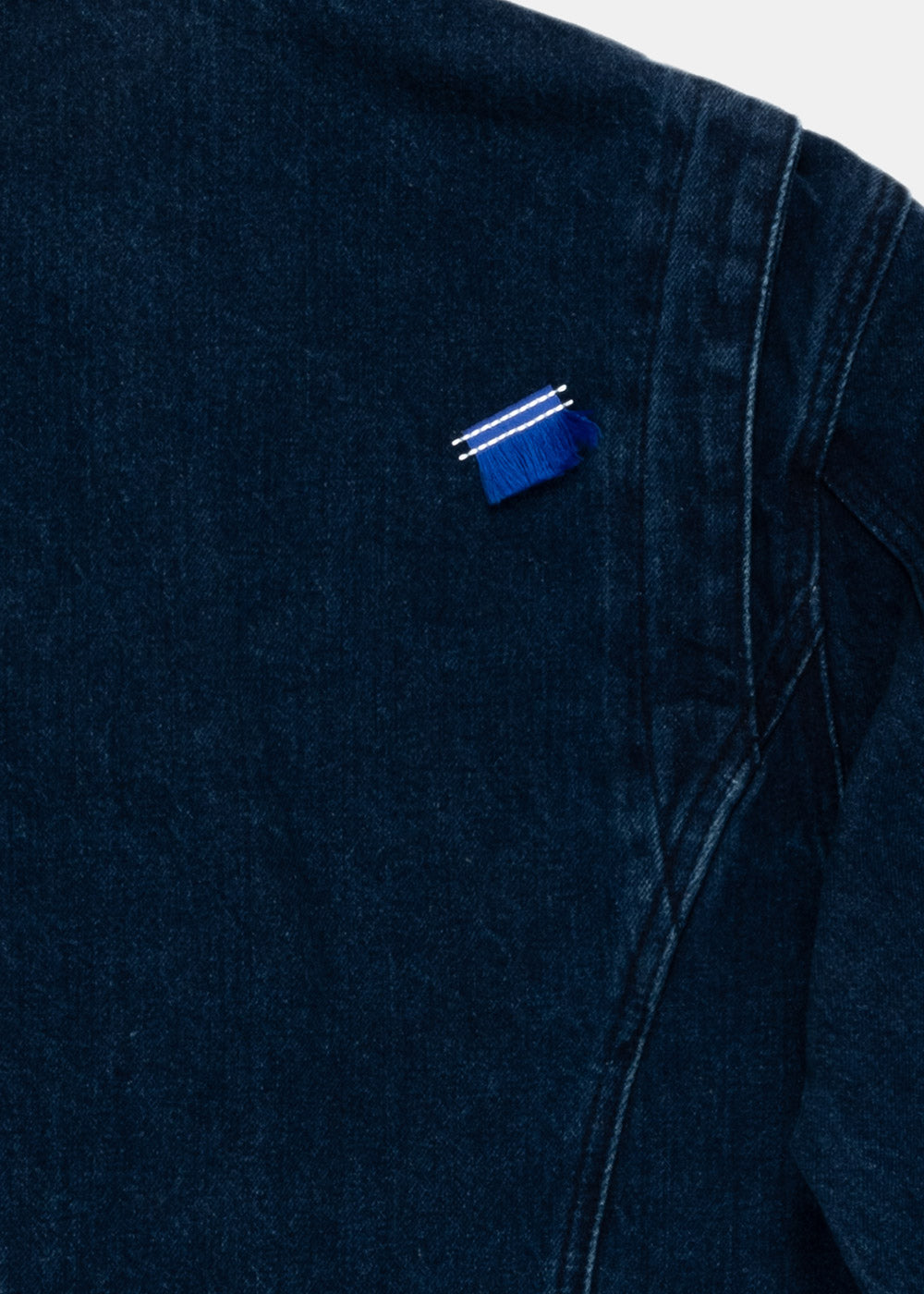 Оригінальна Blue Regular Fit Trucker Denim Jacket Ader error – детальний вид