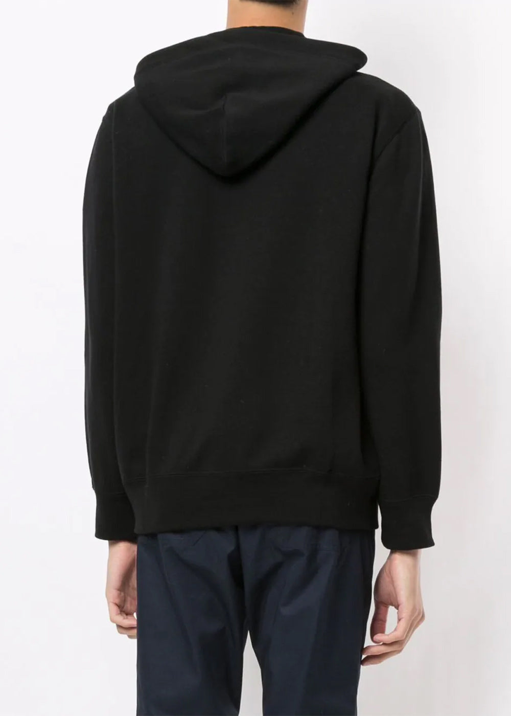 Black & Red Heart Patch Hooded Sweatshirt Comme des garcons – Гарантія оригінальності – детальний вид