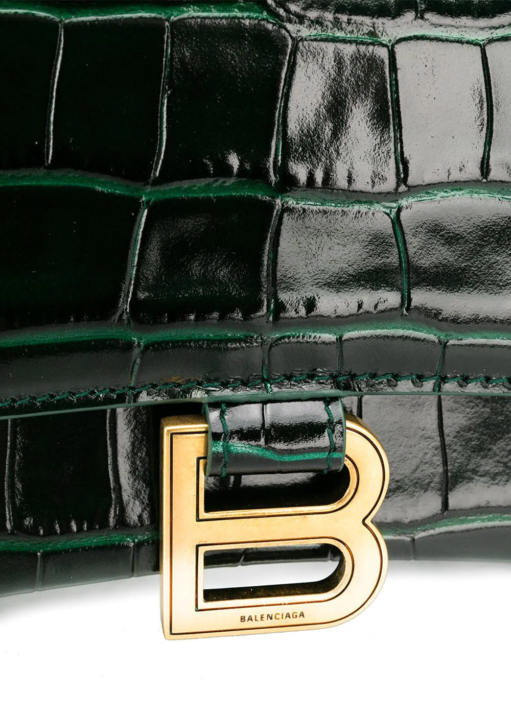 Оригінальна Green Hourglass Small Top Handle Bag Balenciaga – збільшений вид