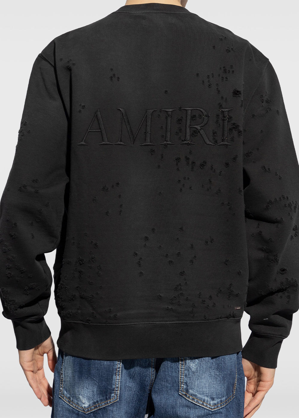Black Ma Shotgun Embroidered Sweatshirt Amiri оригінал – Купити в Україні – збільшений вид