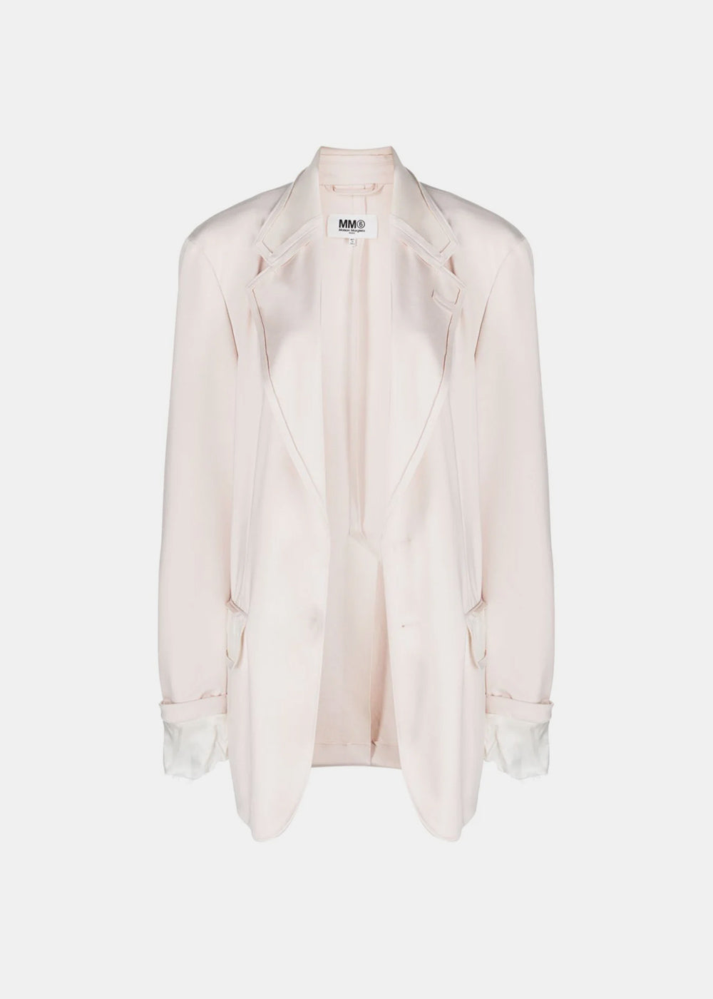 White Single-Breasted Blazer Maison margiela – Гарантія оригінальності – боковий вид