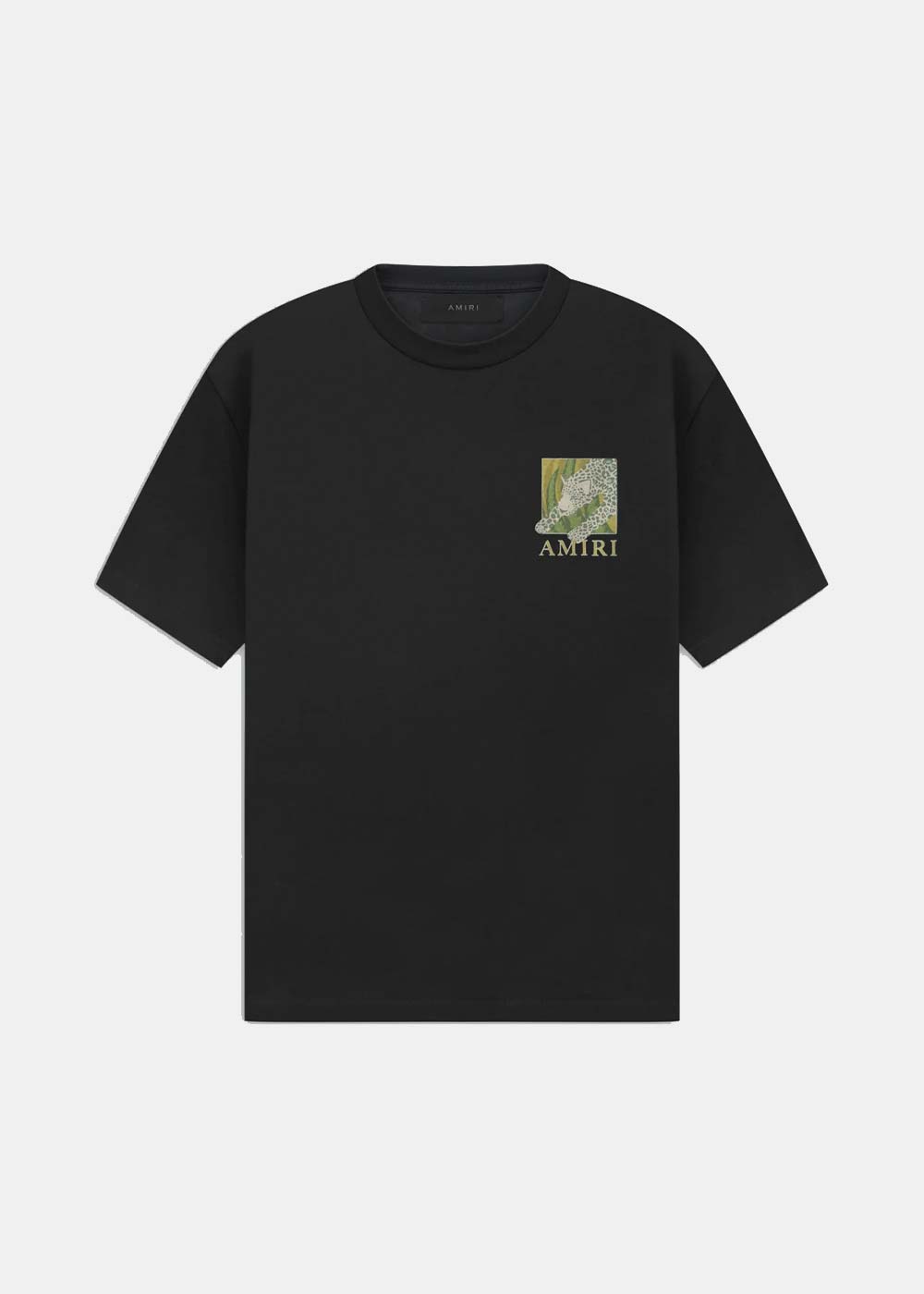Black Leopard T-Shirt Amiri – Гарантія оригінальності – боковий вид