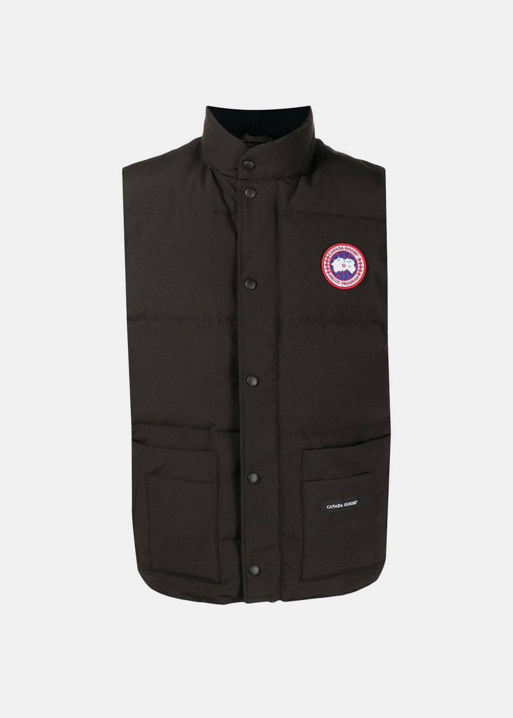 Black Freestyle Crew Vest Canada goose – Гарантія оригінальності – боковий вид