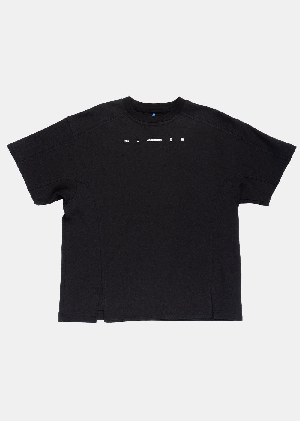 Оригінальна Black Semi-Oversized Fit Tee Ader error – боковий вид