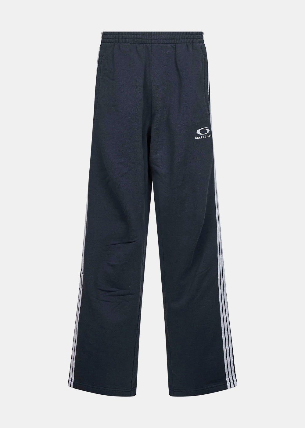 Marine Blue Loop Sports Icon Baggy Sweatpants Balenciaga – Гарантія оригінальності – боковий вид