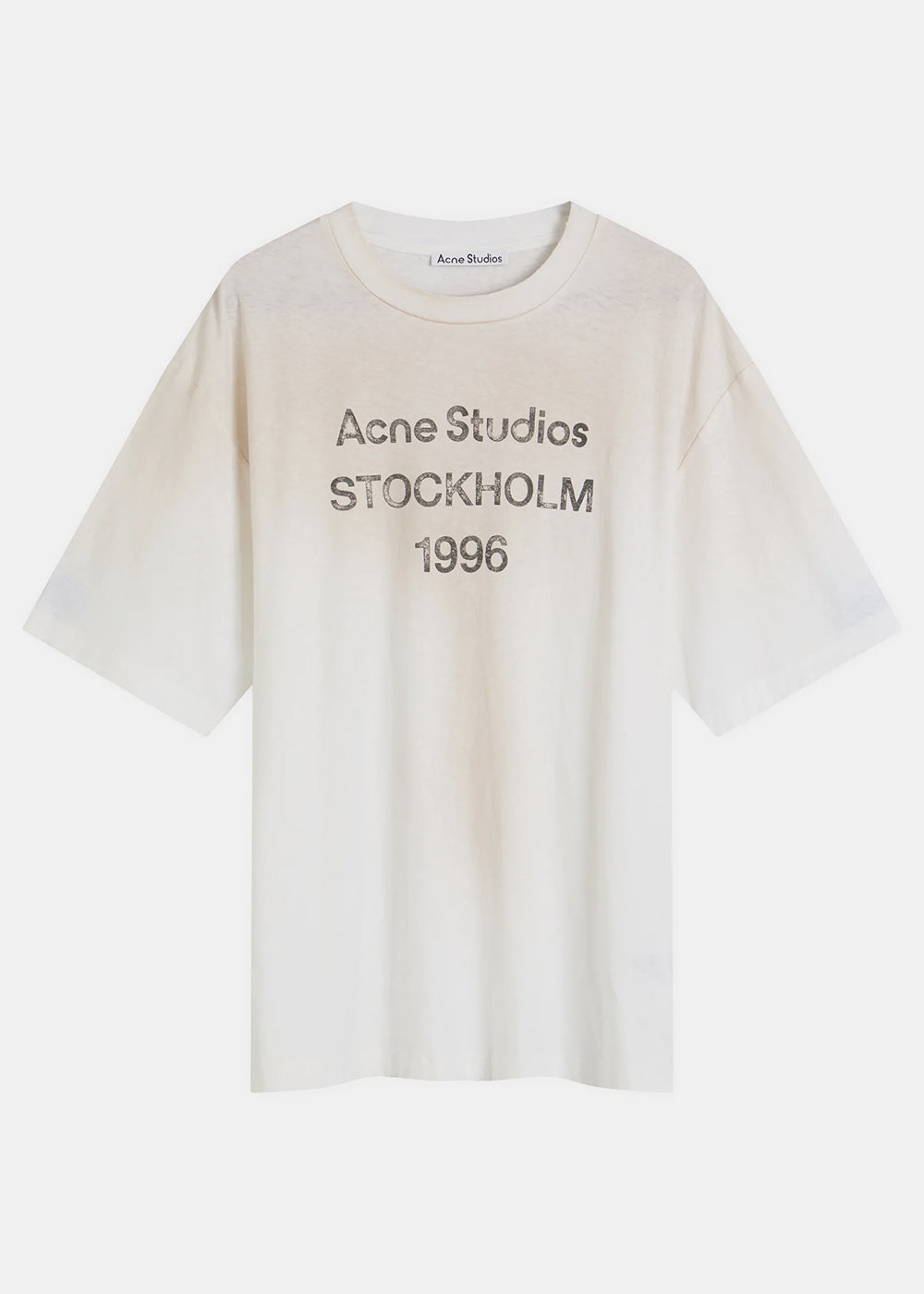 Dusty White 1996 Oversized T-Shirt Acne studios – Гарантія оригінальності – боковий вид