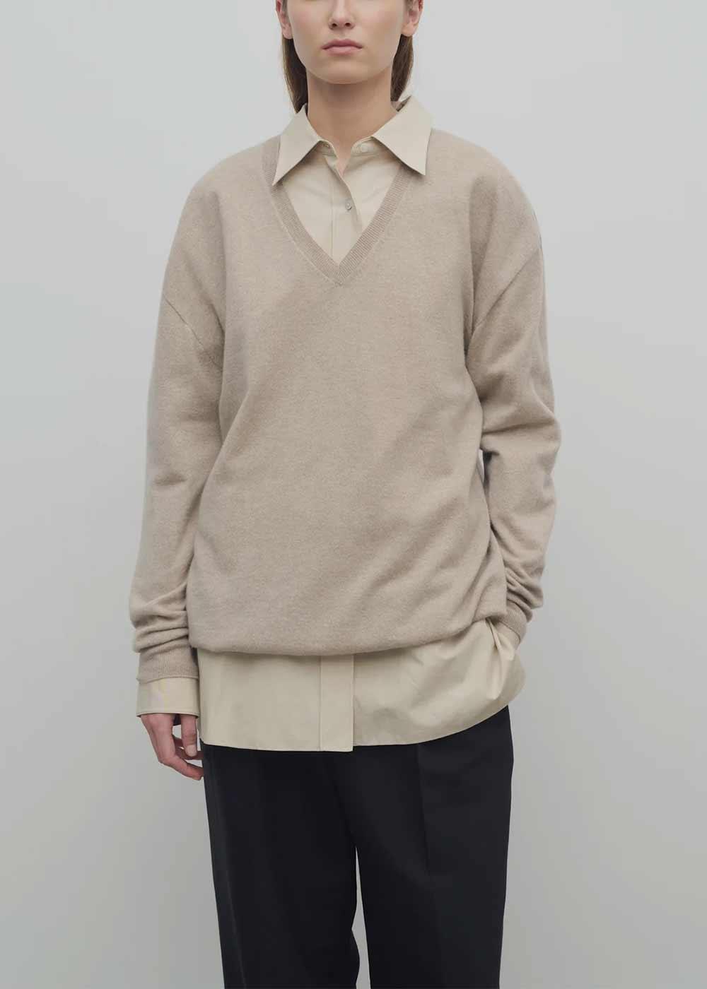 Оригінальна Beige Melange Jairo Top The row – вид ззаду