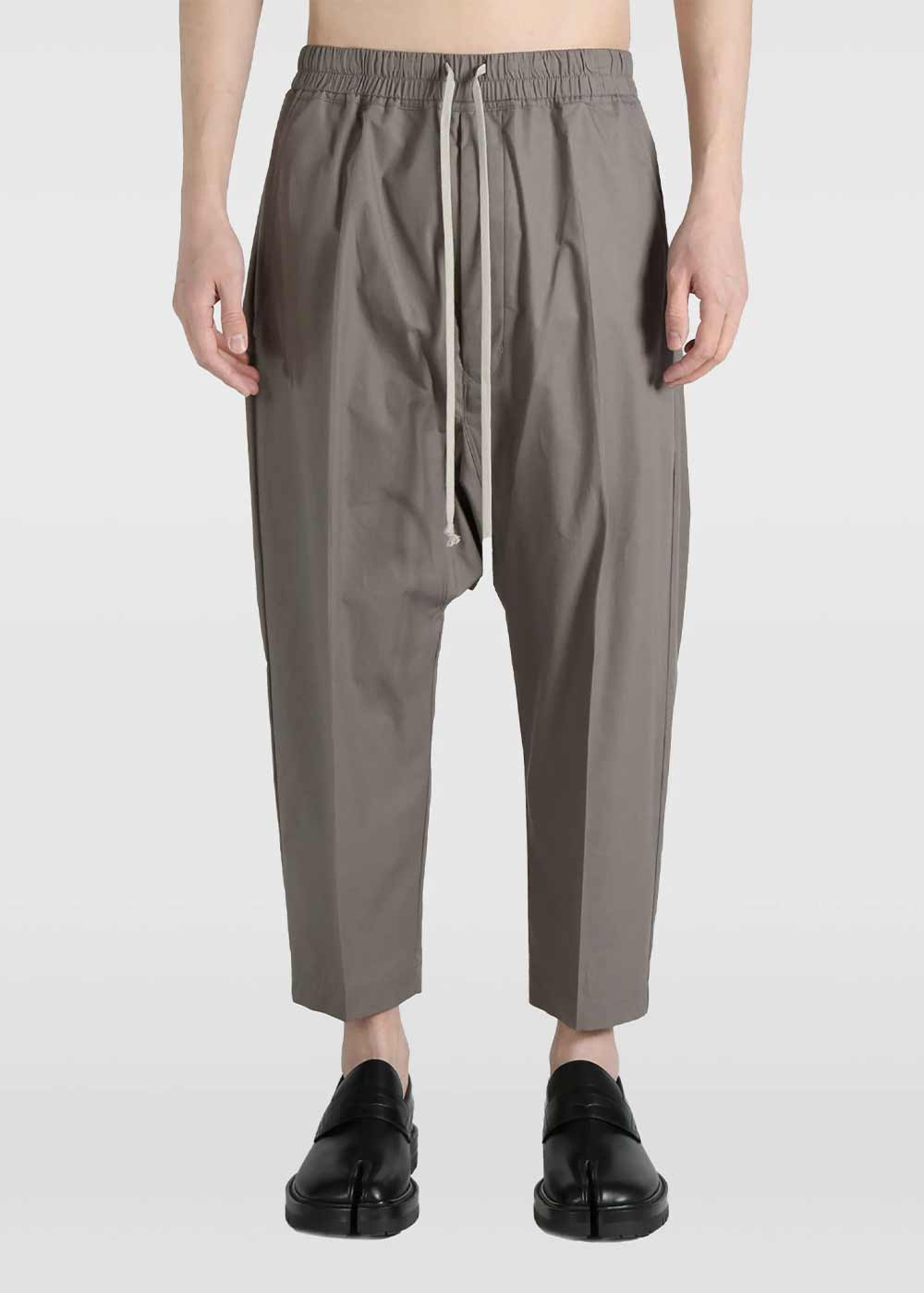 Оригінальна Dust Drawstring Cropped Pants Rick owens – вид ззаду