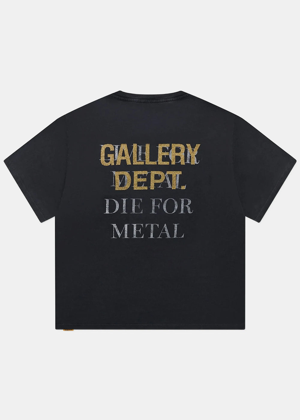 Оригінальна Vintage Black Live For Metal Tee Gallery department – вид ззаду