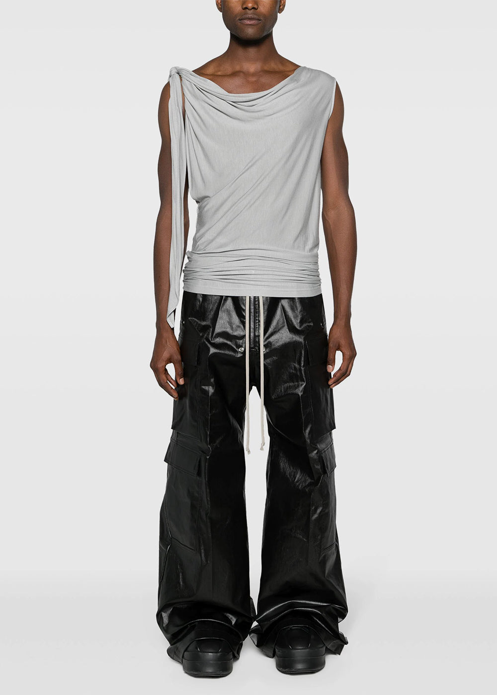 Оригінальна Black Cargo Belas Pants Rick owens – вид ззаду