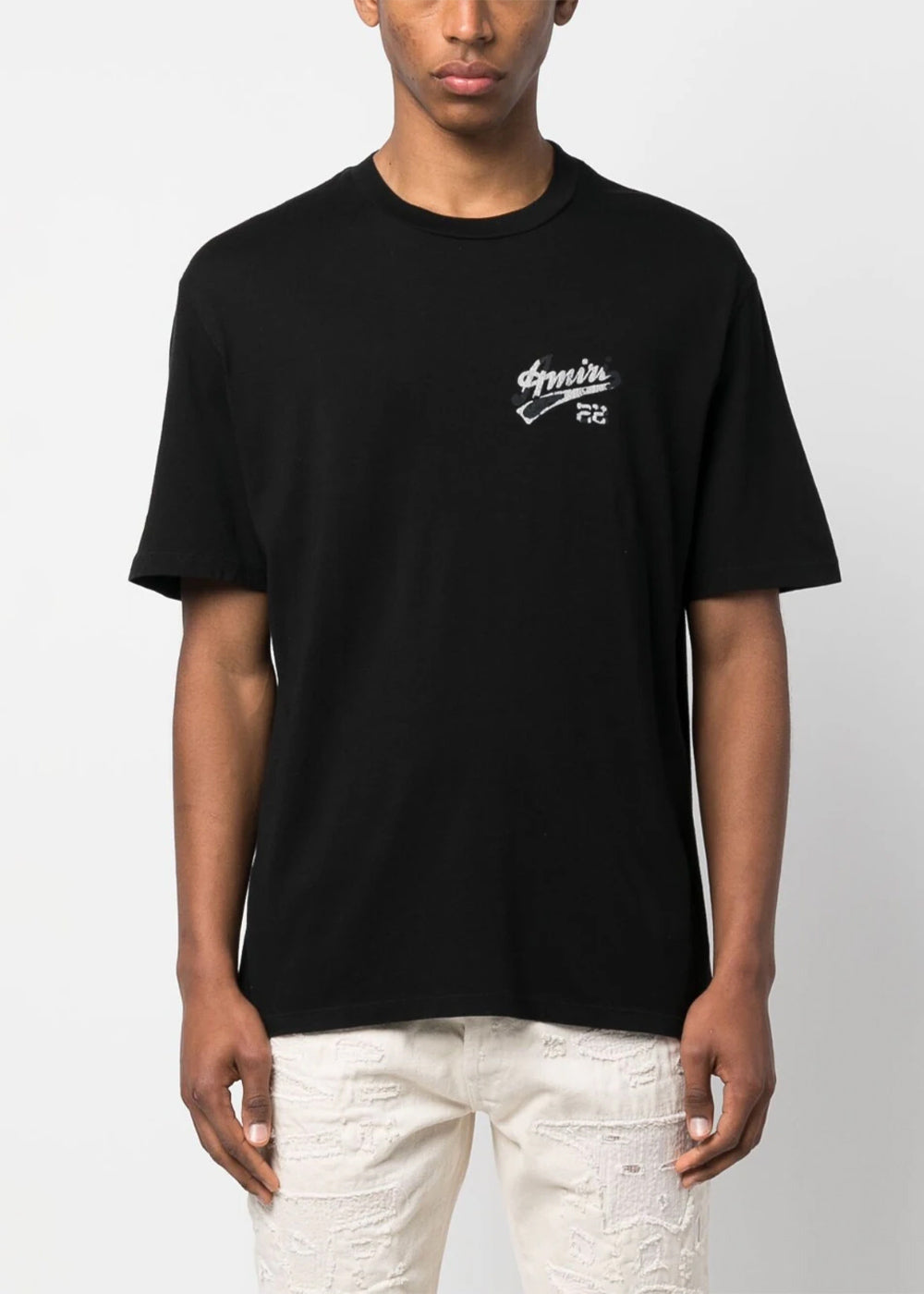 Black Amiri 22 Jersey Tee Amiri – Гарантія оригінальності – вид ззаду