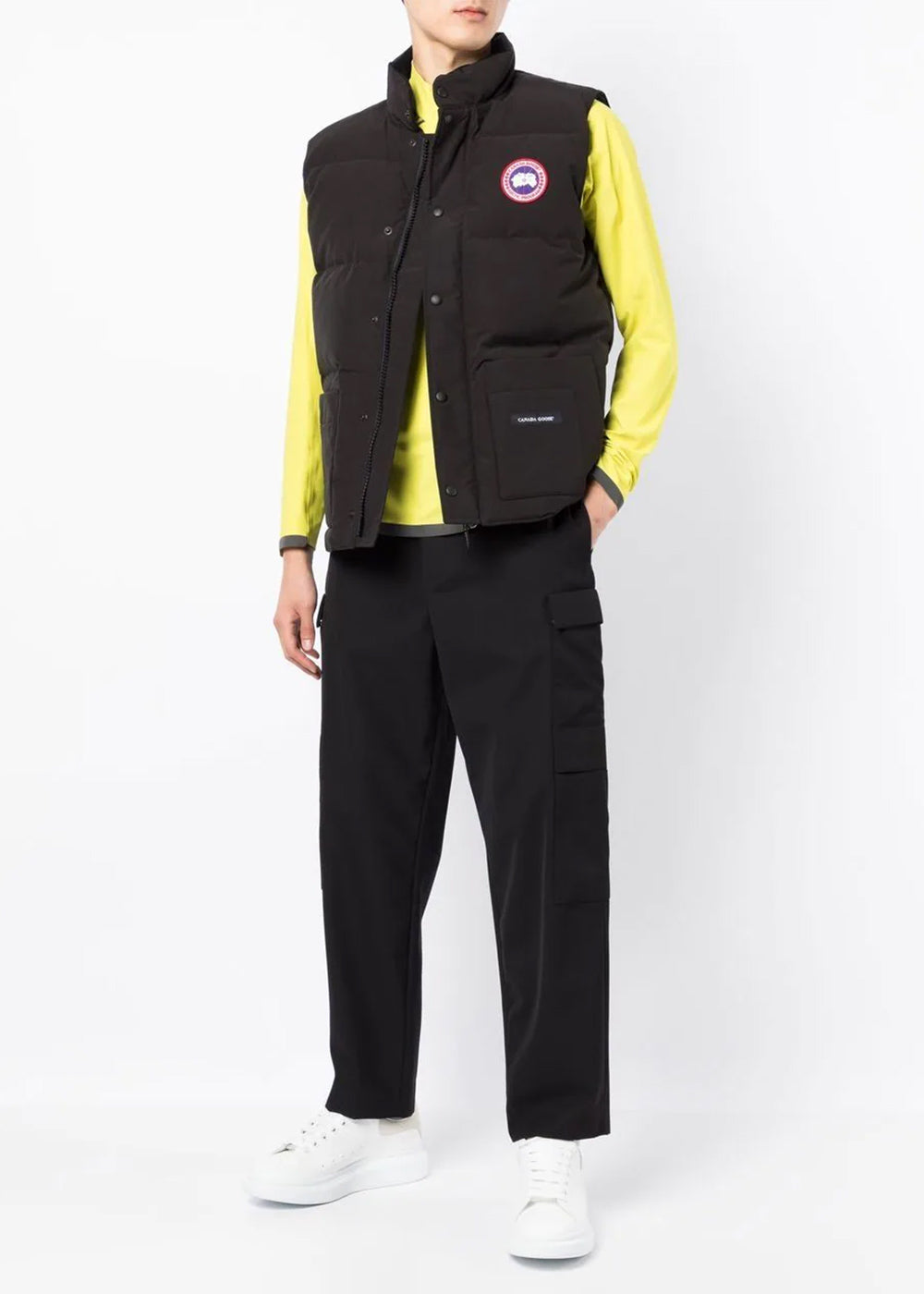 Black Freestyle Crew Vest Canada goose – Гарантія оригінальності – збільшений вид