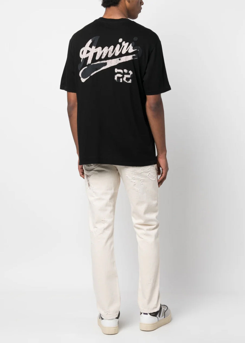 Black Amiri 22 Jersey Tee Amiri – Гарантія оригінальності – детальний вид