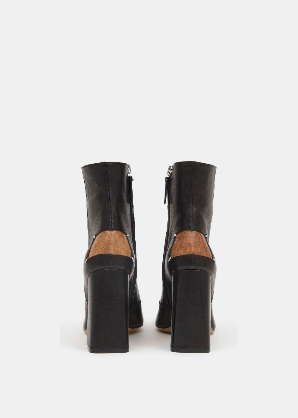 Оригінальна Black 4 Stitches Decortiques Ankle Boots Maison margiela – детальний вид