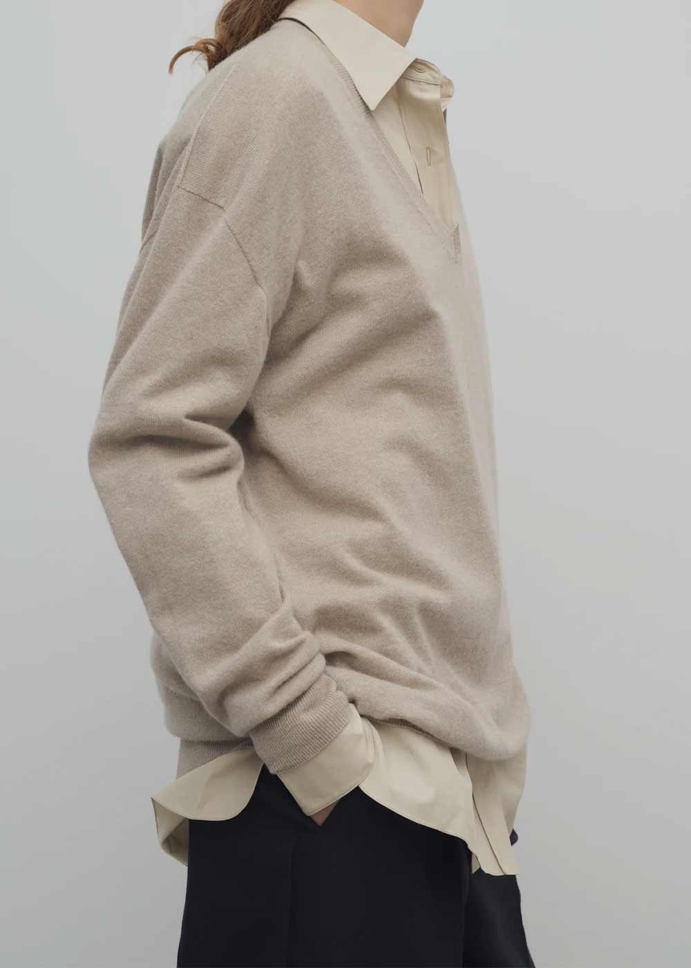 Оригінальна Beige Melange Jairo Top The row – детальний вид