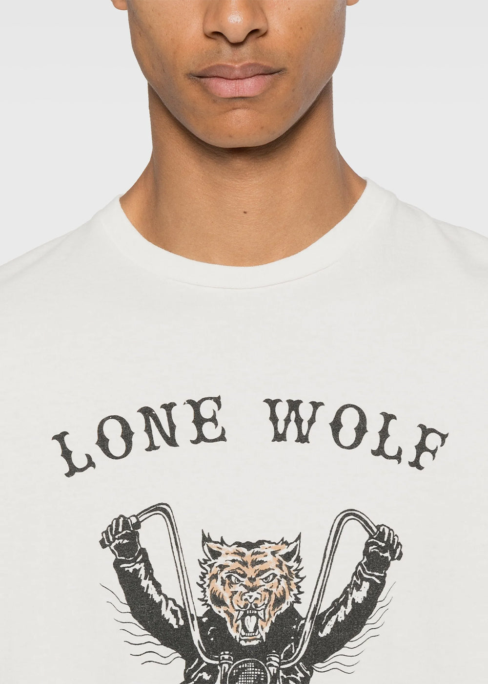 Оригінальна Light Archival White Lone Wolf T-Shirt Gallery department – збільшений вид