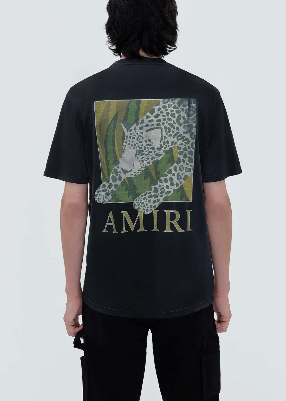 Black Leopard T-Shirt Amiri – Гарантія оригінальності – збільшений вид