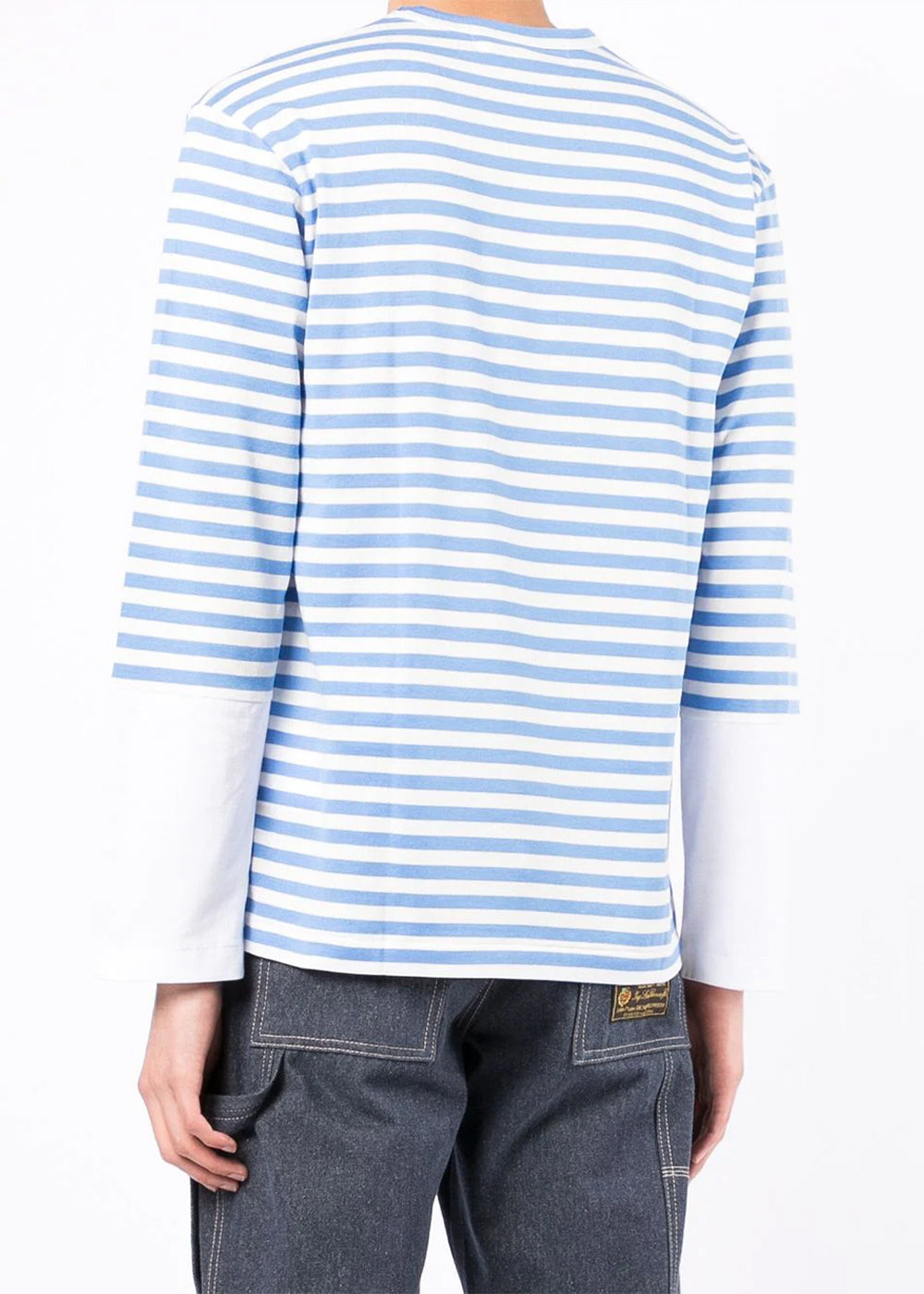 Blue & White Striped Long Sleeves Comme des garcons оригінал – Купити в Україні – детальний вид