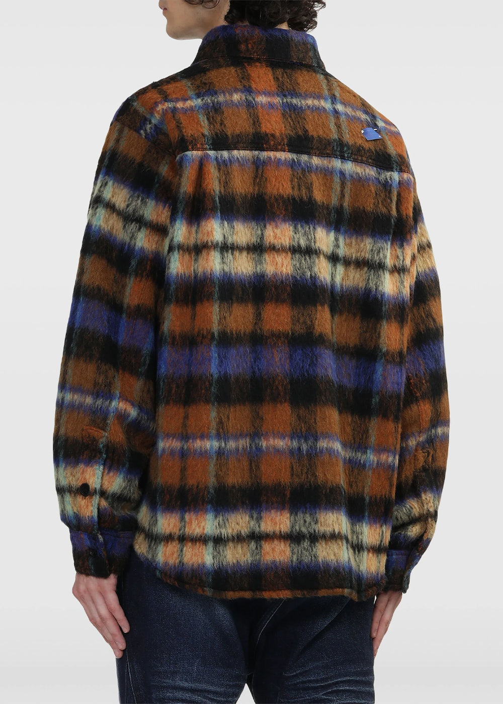 Brown Checked Shirt Jacket Ader error – Гарантія оригінальності – збільшений вид