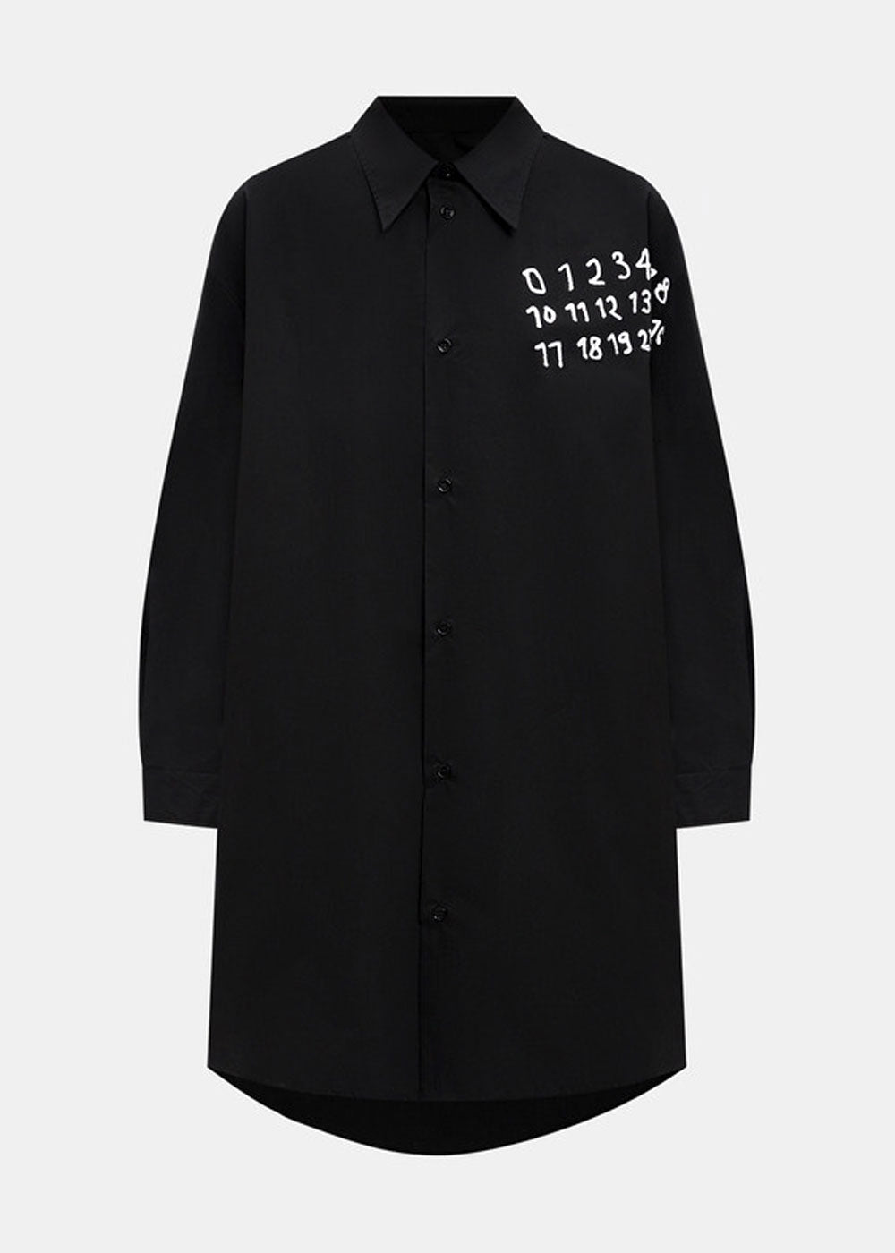 Black Shirt Dress Maison margiela оригінал – Купити в Україні – боковий вид