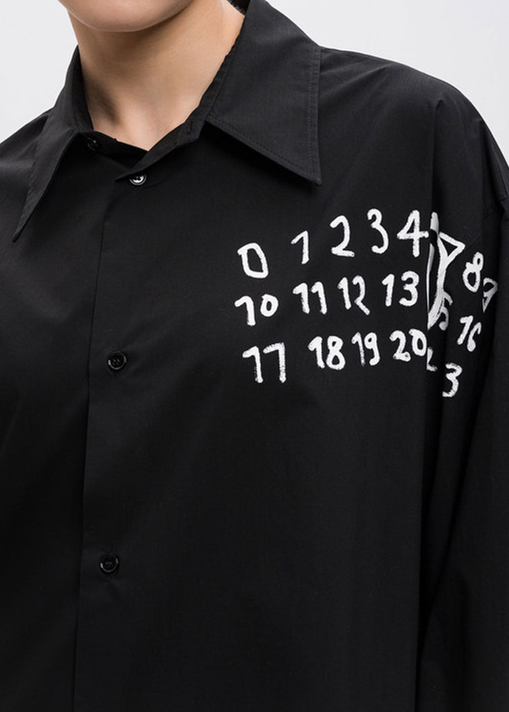 Black Shirt Dress Maison margiela оригінал – Купити в Україні – вид ззаду