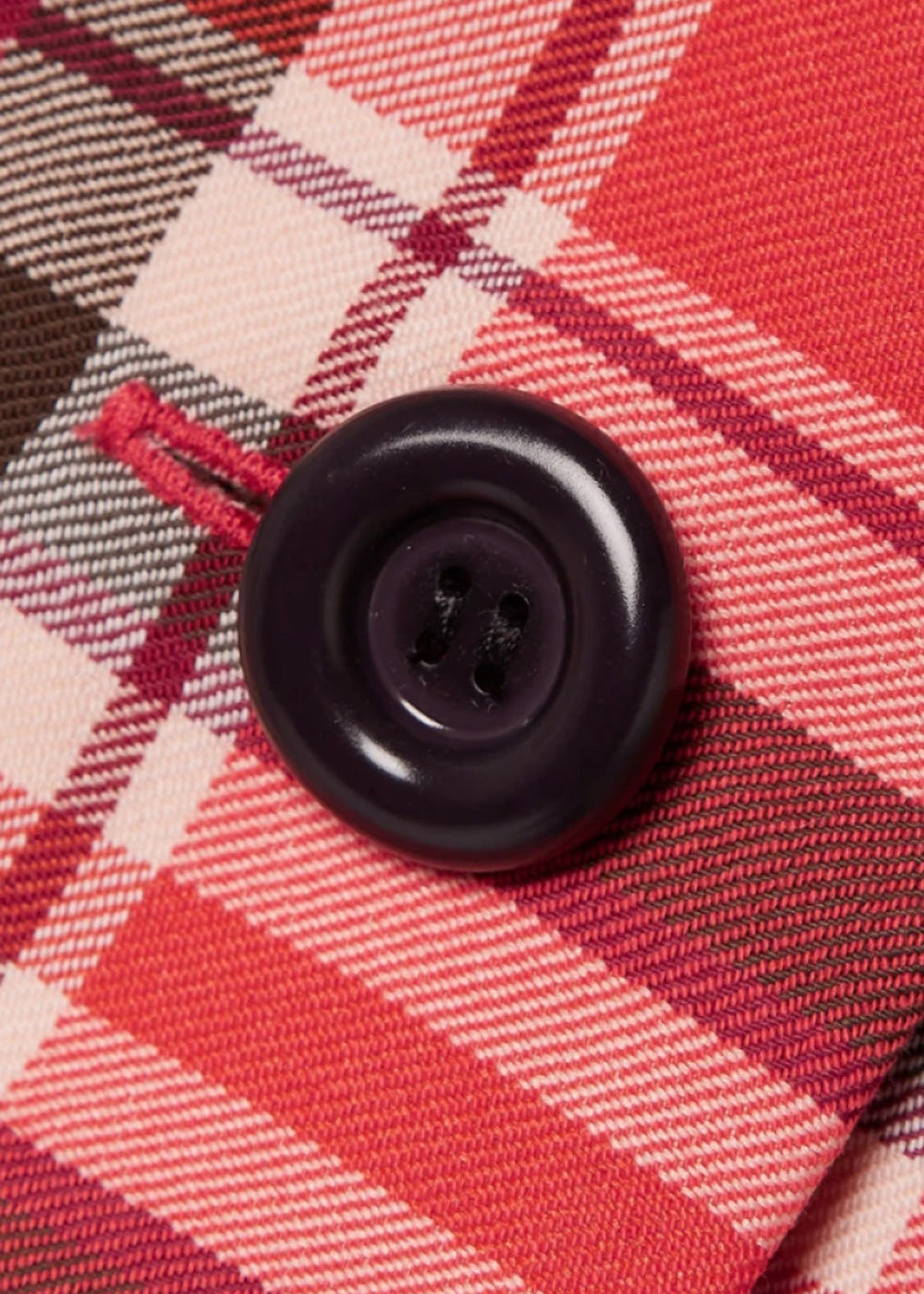 Red Check-Pattern Miniskirt Acne studios – Гарантія оригінальності – детальний вид