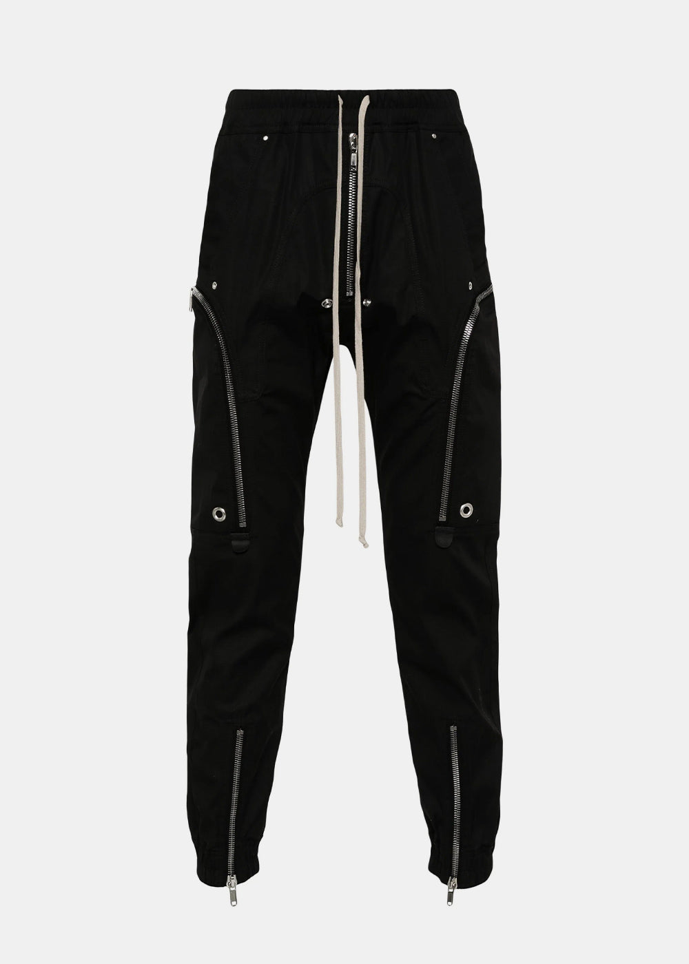 Black Bauhaus Cargo Trousers Rick owens оригінал – Купити в Україні – боковий вид