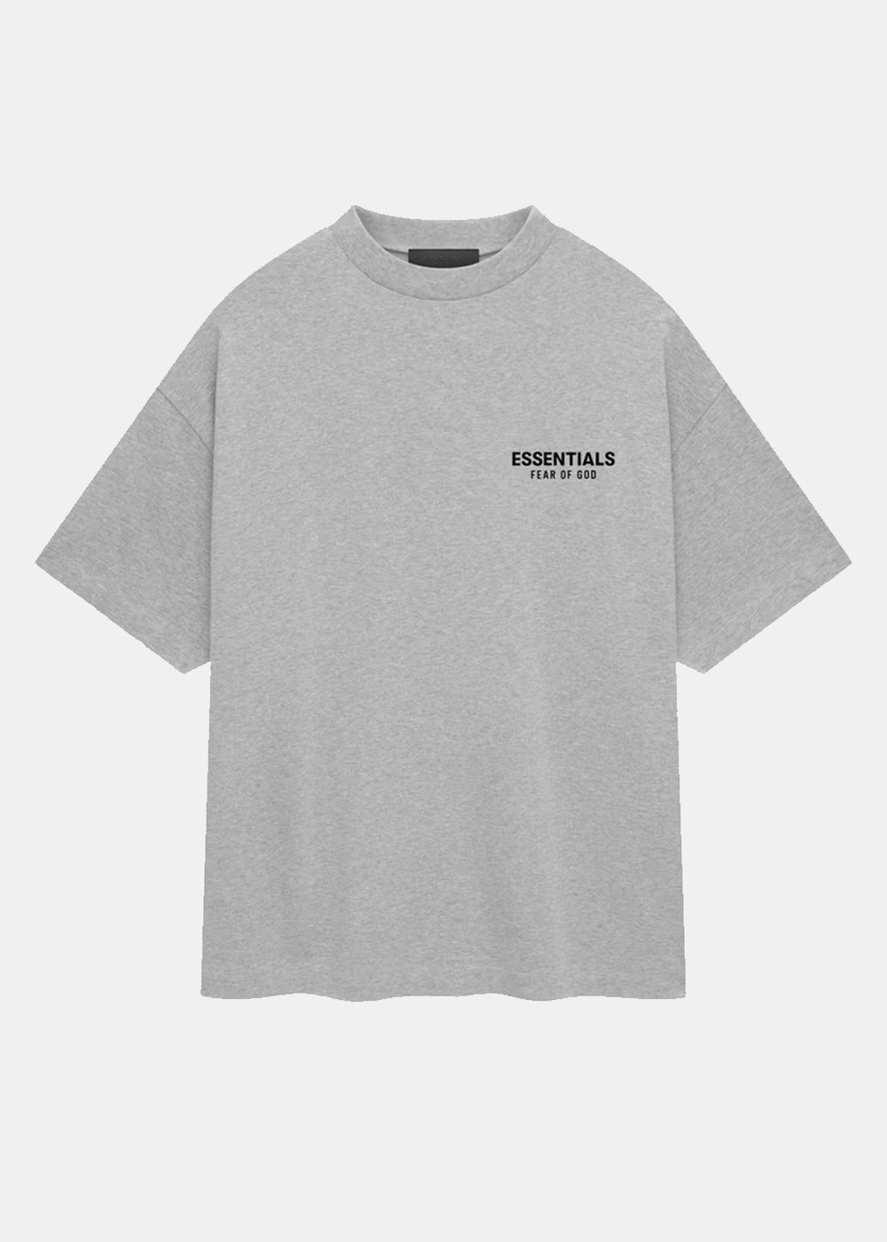 Light Heather Grey Jersey Crewneck T-Shirt Fear of god оригінал – Купити в Україні – боковий вид
