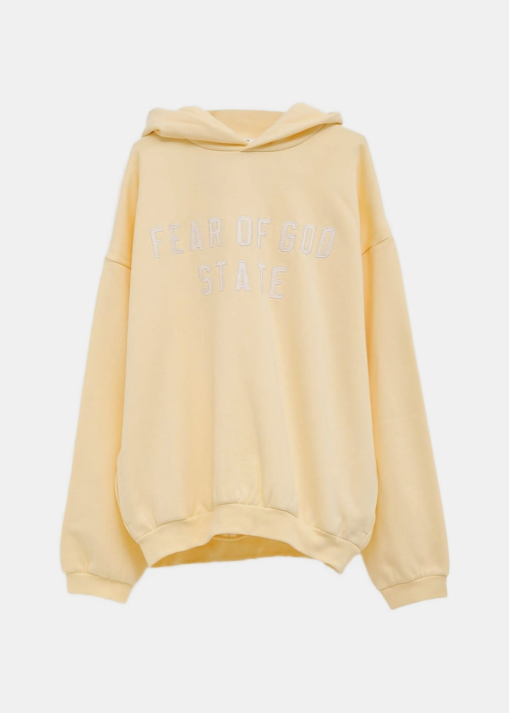 Garden Yellow 90s Fit Fleece Hoodie Fear of god оригінал – Купити в Україні – боковий вид